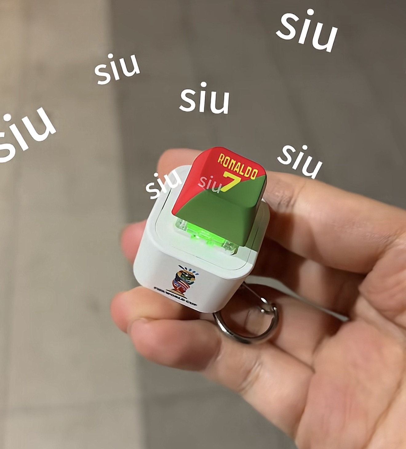 CR Ronaldo SIU Sound Button 3PCS