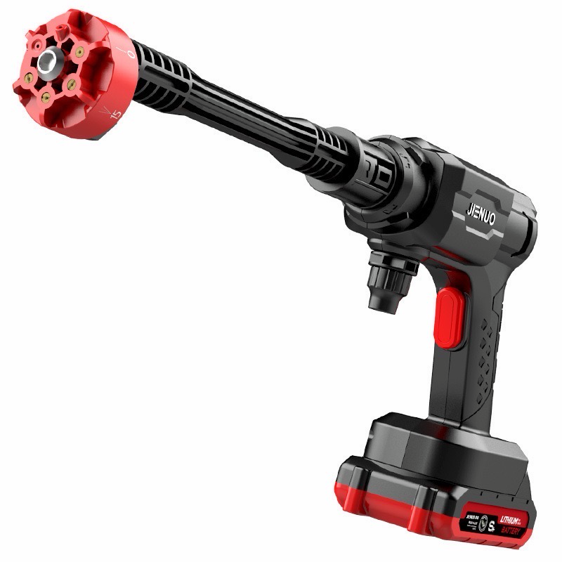 Full Set Car Washer Car Household High Voltage Lithium Battery Car Brush High Power Handheld Charging Water Washer