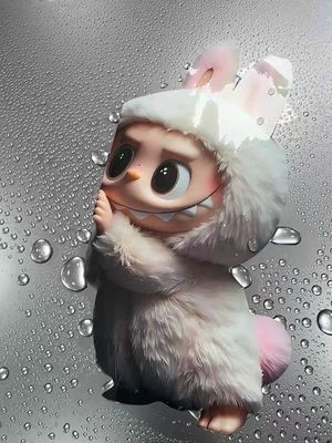 3D Labubu Sticker