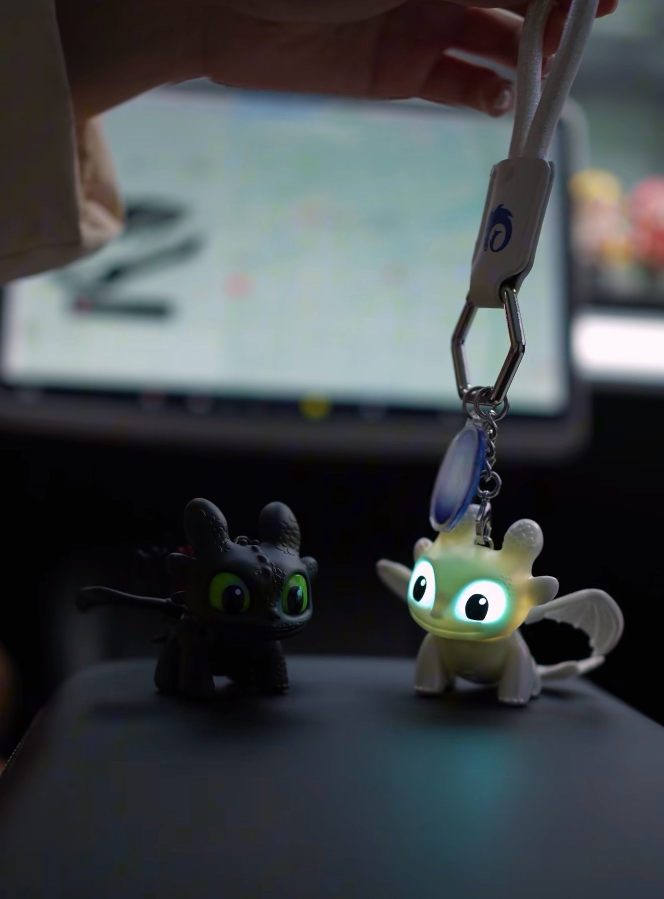 Mini Dragon Toy With Led