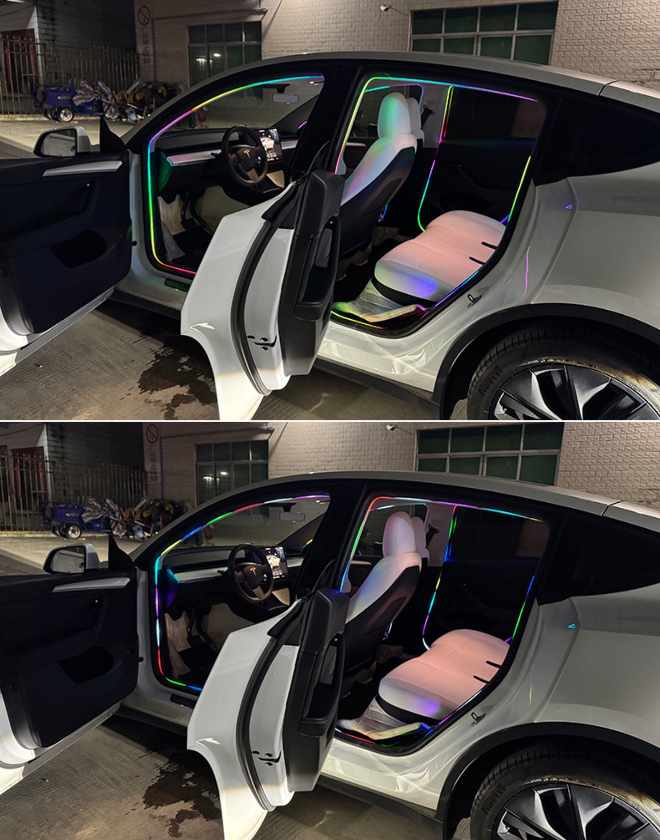 Car Door Light Control With Phone And Remote