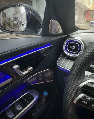 Mercedes-Benz S-C-E-Class-GLC-GLE-GLB Burmester Door Speaker Cover Interior Decoration Accessories and Modification Parts
