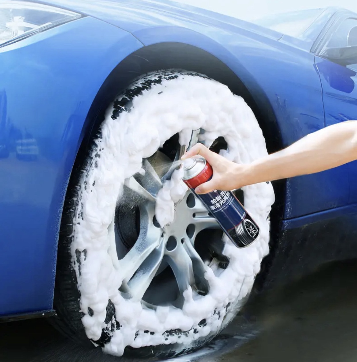 Cleaning Spray ( Can be used on the interior of the car, exterior, wheels, and all other leather materials )