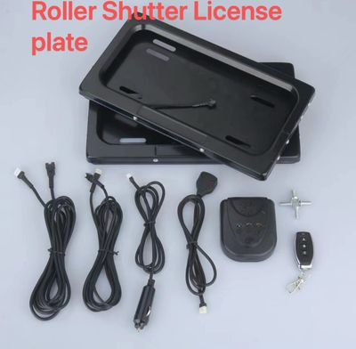 Roller Shutter License Plate Holder