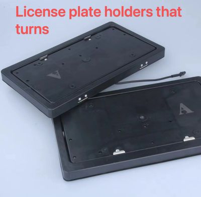 Roller Shutter License Plate Holder