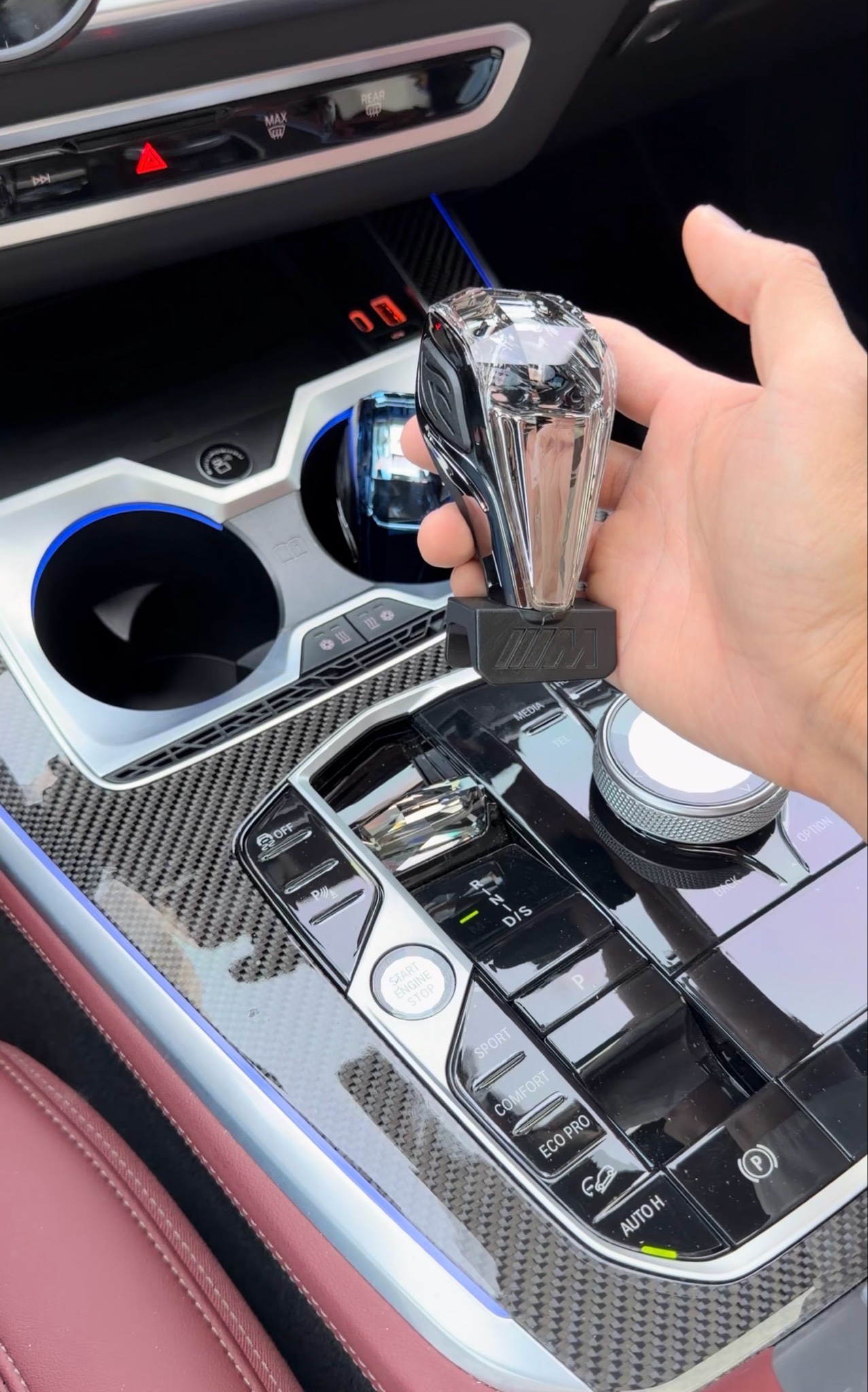 BMW Gear Crystal Knob With Led ( Have For All BMW Models )