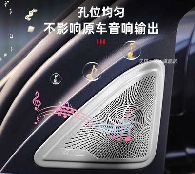Mercedes-Benz S-C-E-Class-GLC-GLE-GLB Burmester Door Speaker Cover Interior Decoration Accessories and Modification Parts