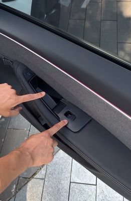 Compatible Tesla Model 3/Y/EL3 four-door door handle storage boxes upgraded Model 3 storage all-inclusive storage box modification 4 pcs