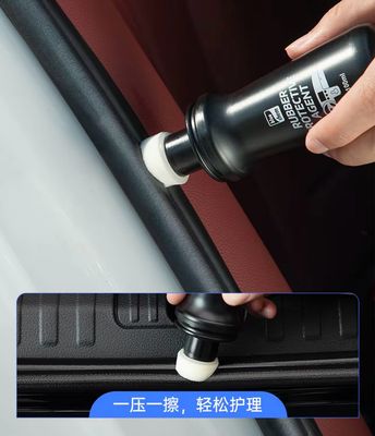 Automotive Rubber Strip Maintenance Agent softens repairs prevents cracking whitening of car window and door seals