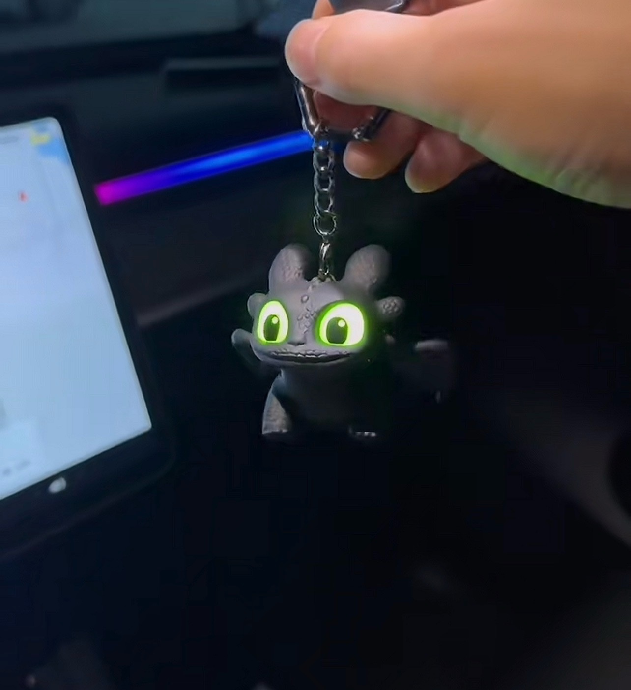 Mini Dragon Toy With Led