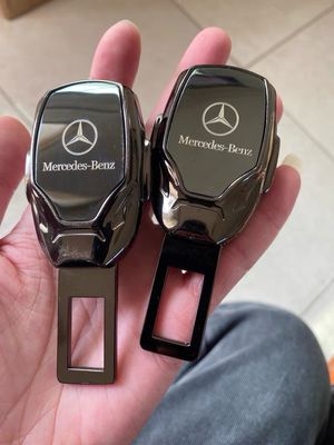 Logo Plug Metal Seat Belt 2pcs