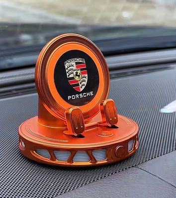 RGB LED Phone Holder With Charger With Car Logo