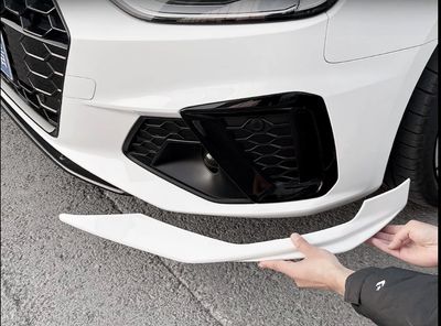 Car Front Lip Cover ( Three-part Divided into 3 Parts Right-left and middle