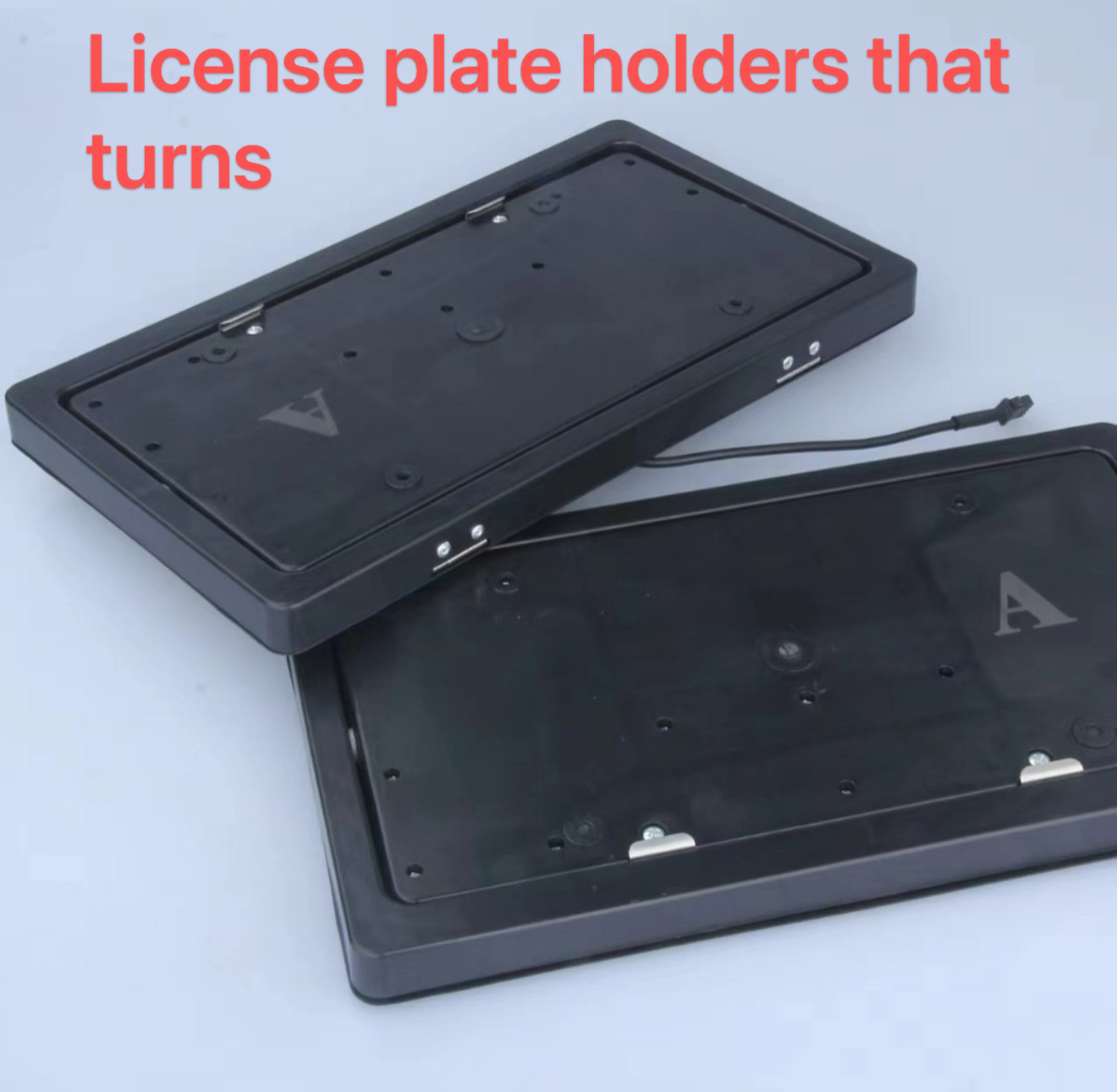 Roller Shutter License Plate Holder