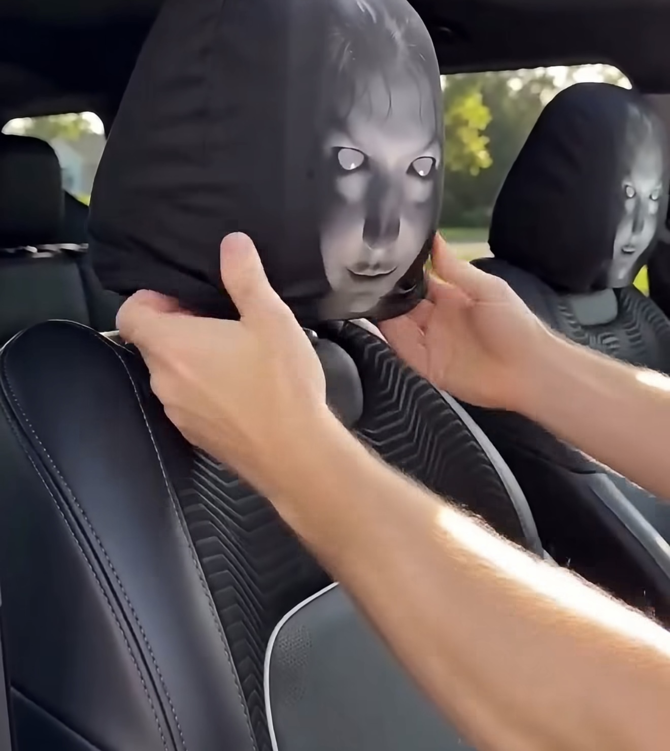 Car seat headrest cover ( price for 4 pcs products )