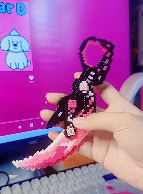 Ruby Claw Knife Perler Beads Customized Finished Product Gift 🎁