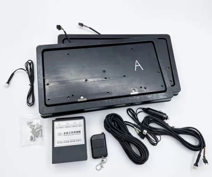 Roller Shutter License Plate Holder