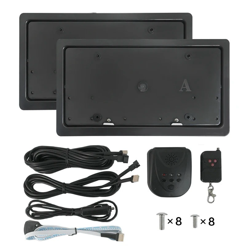 Roller Shutter License Plate Holder