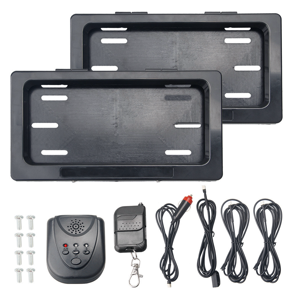 Roller Shutter License Plate Holder