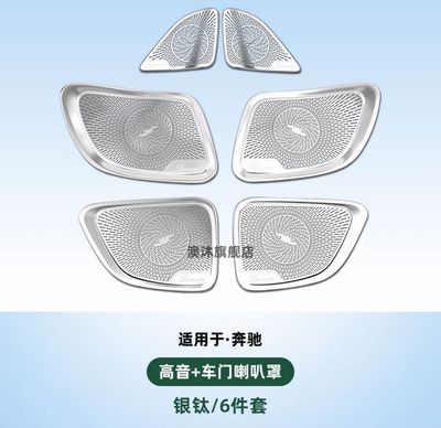 Mercedes-Benz S-C-E-Class-GLC-GLE-GLB Burmester Door Speaker Cover Interior Decoration Accessories and Modification Parts