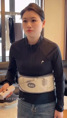 Waist belt with fixed support pressure scientific waist protection heat therapy fully automatic decompression constant temperature massage Add New Product
