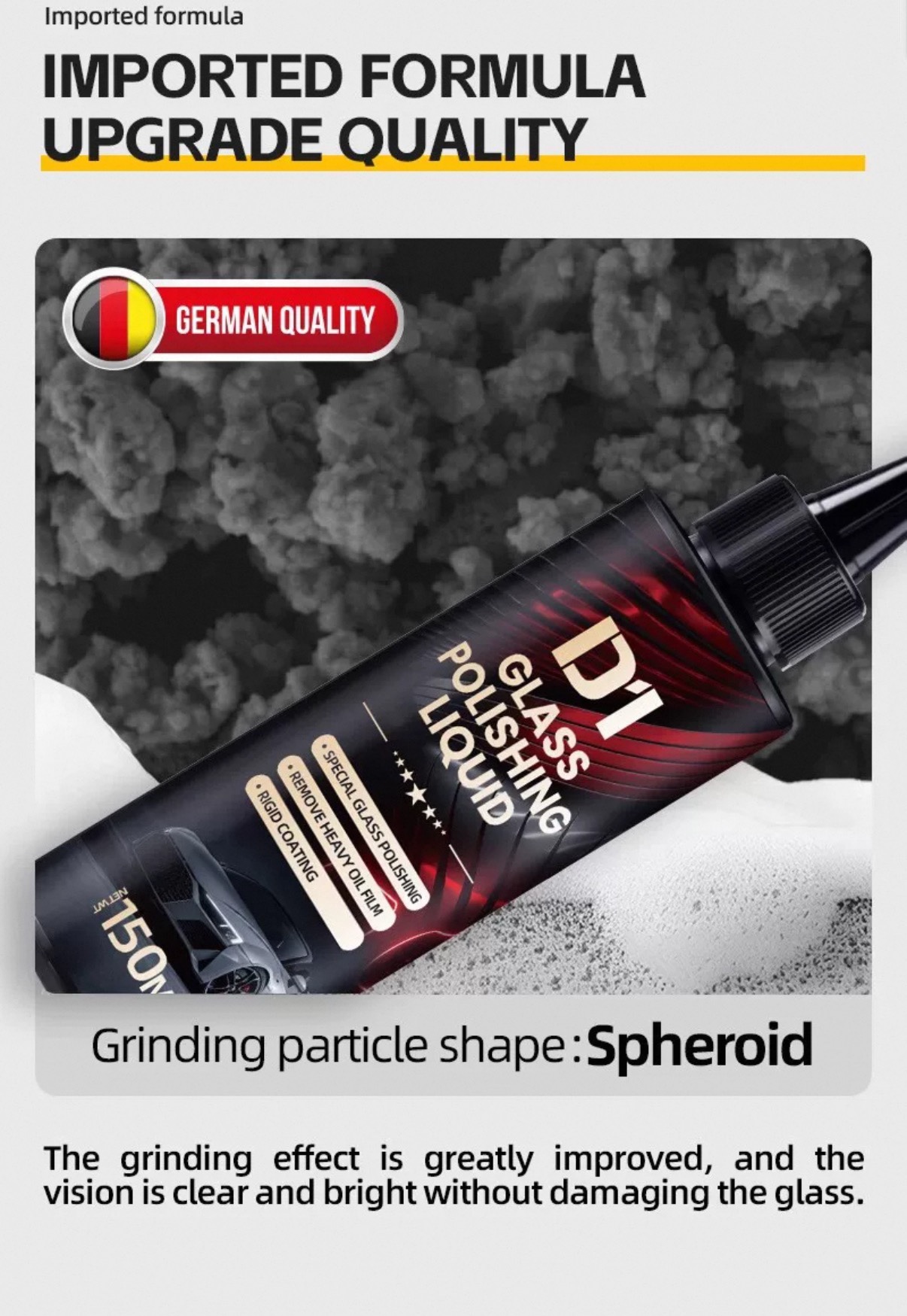 Glass Polishing Liquid 2 pcs ( Price For 2 Sets)