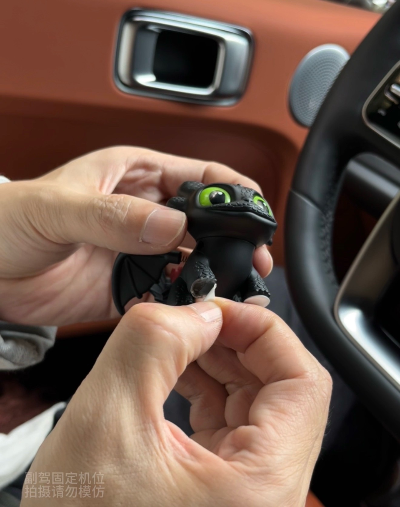 Mini Dragon Toy With Led