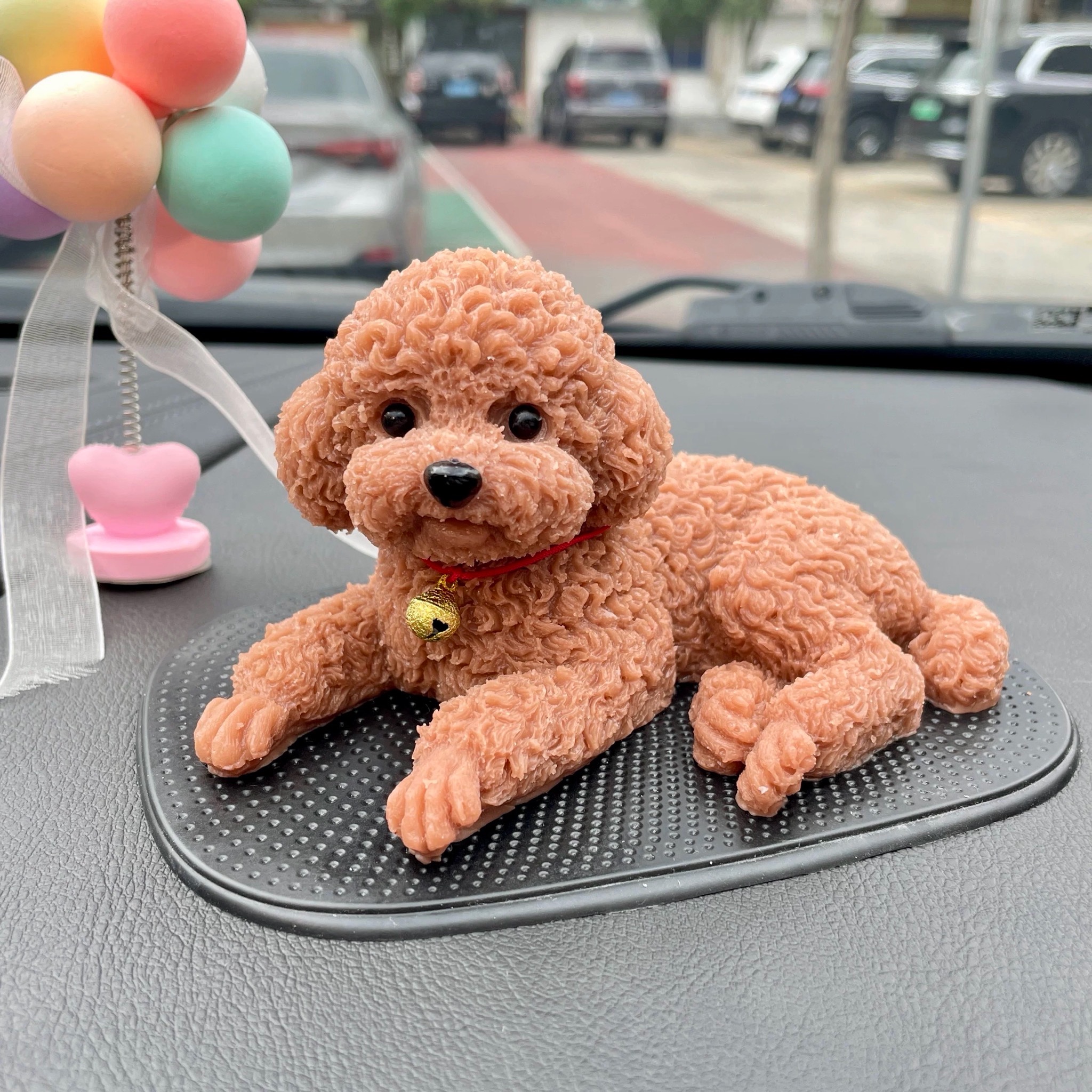 Silicone Puppy Dog Car Decorative Set ( Best Gift )