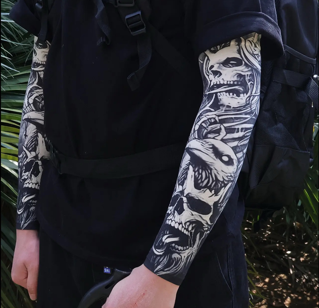 Arm tattoo sleeve ultra-thin seamless breathable realistic handsome ( One Pair Left And Right )