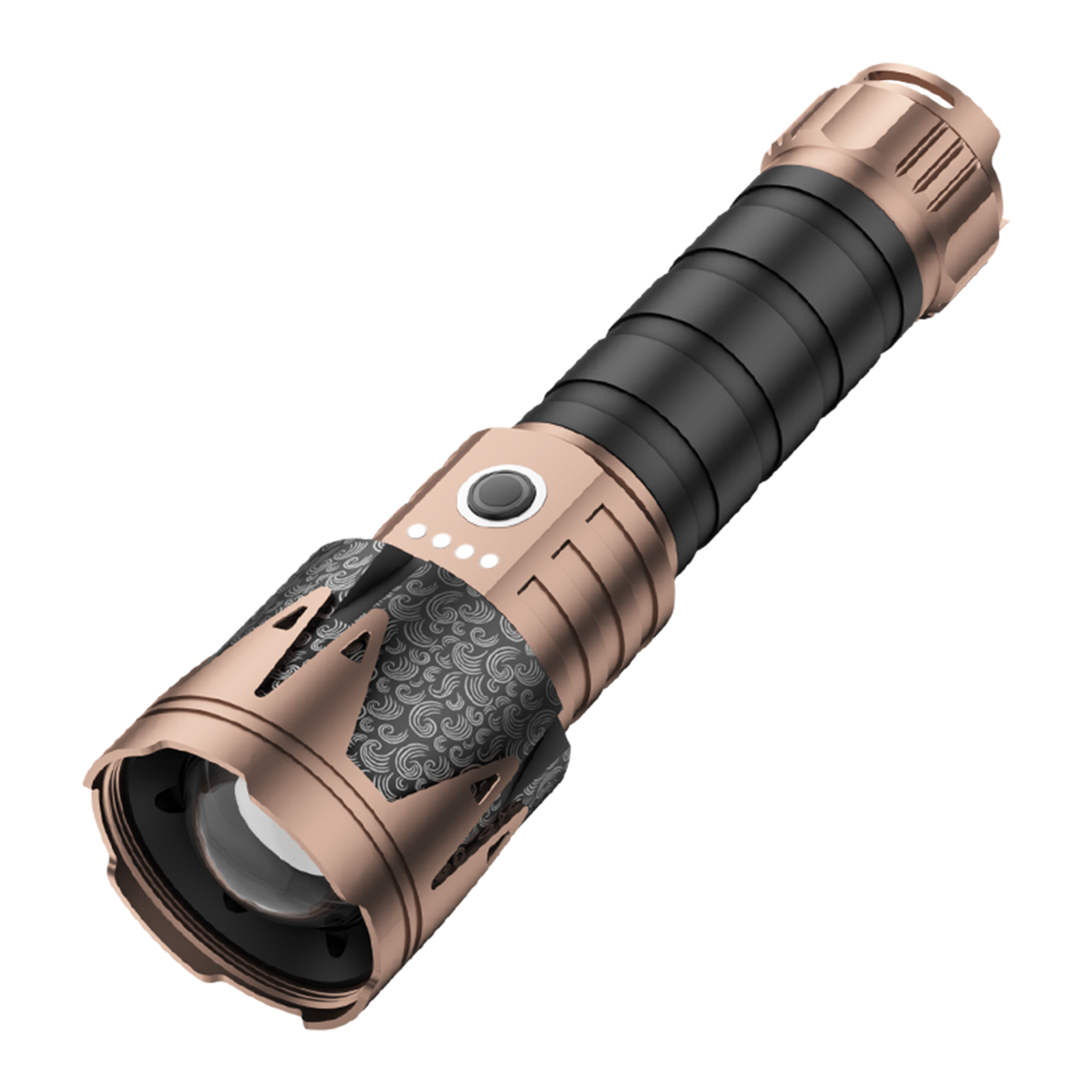 SKYFIRE 2000J Rechargeable Tactical Flashlight - 1800 Lumens