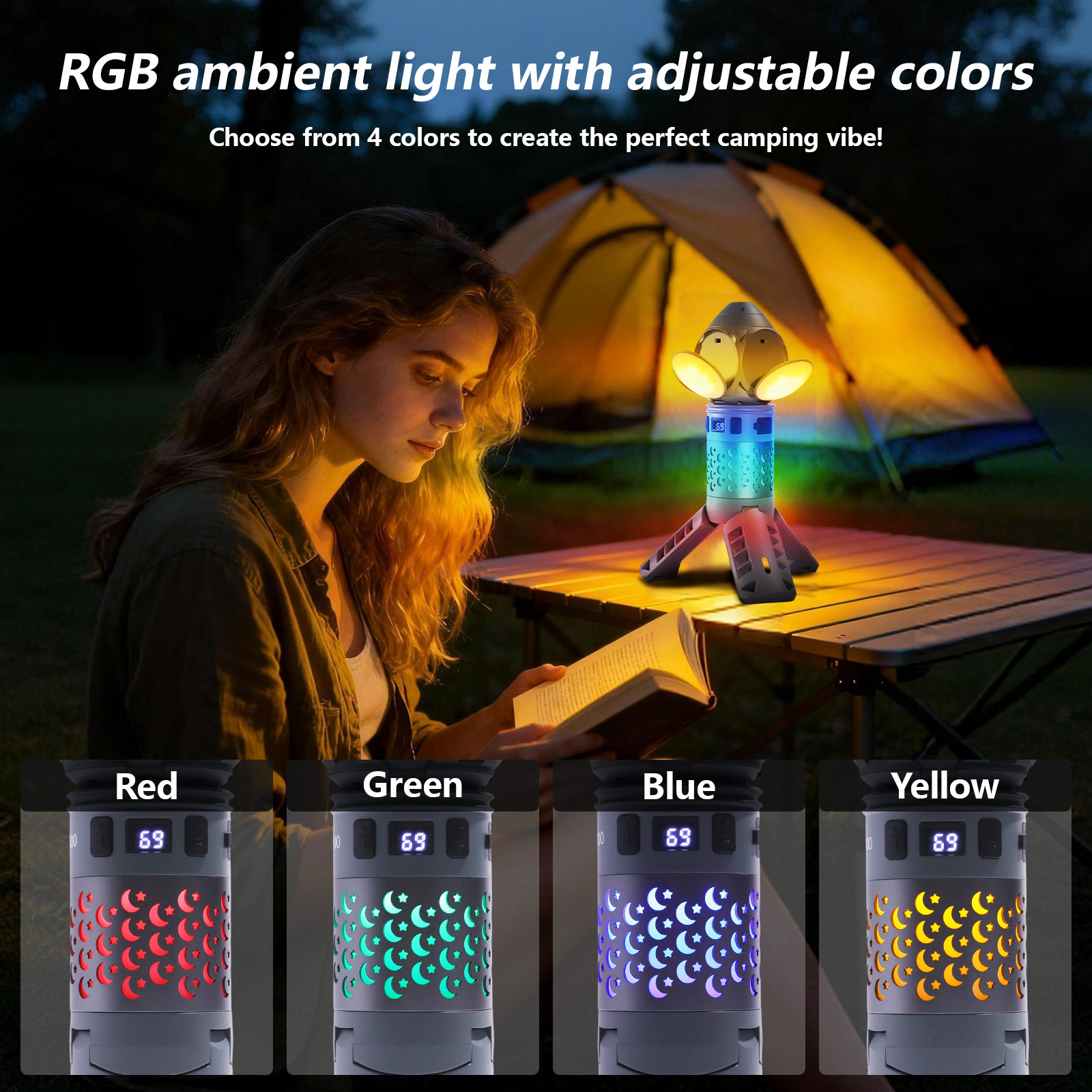 SkyFire 1400 Outdoor Multi-Function Camping Light