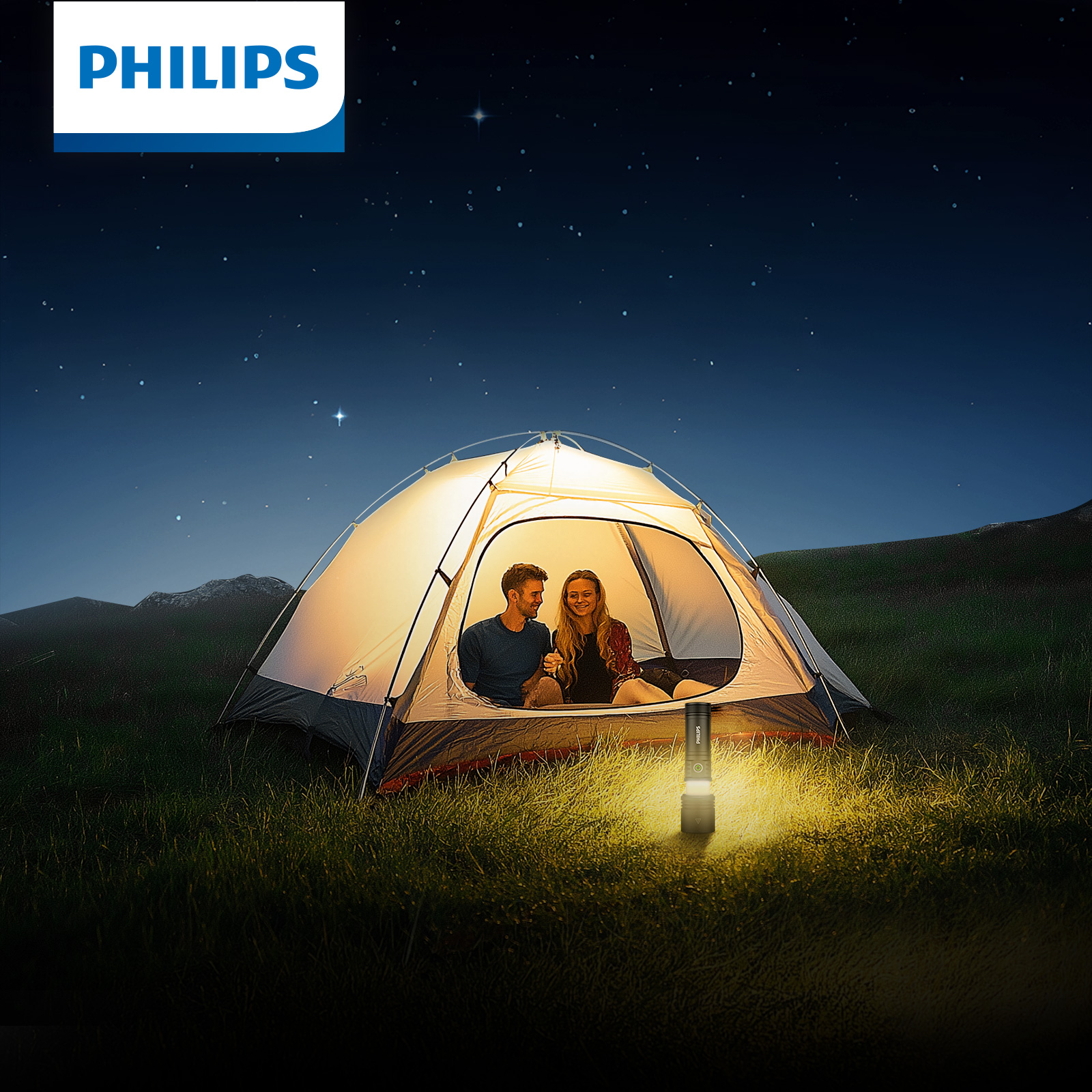 PHILIPS 5158 FLASHLIGHT CampingLight & Fire-Starting