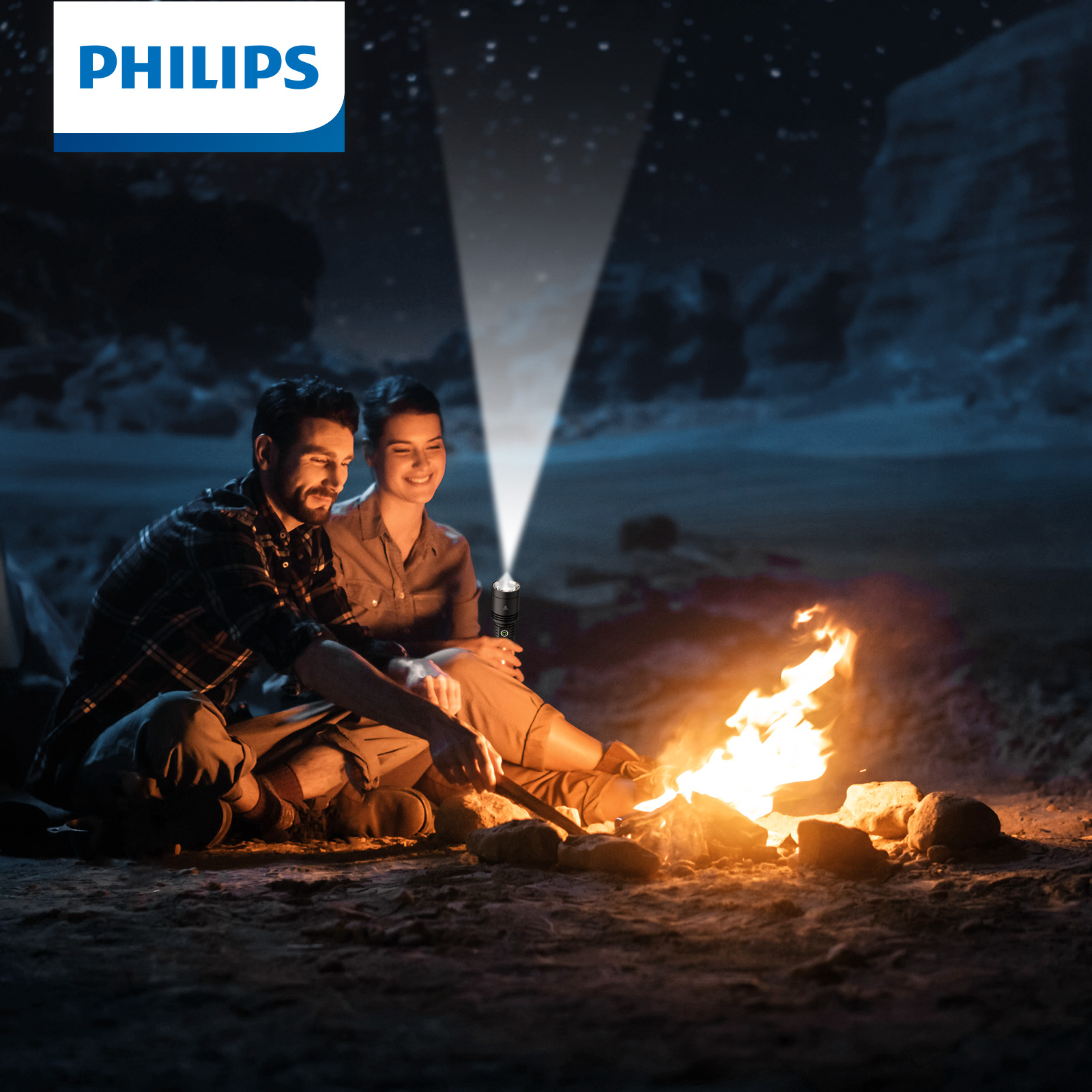 PHILIPS 5158 FLASHLIGHT CampingLight & Fire-Starting