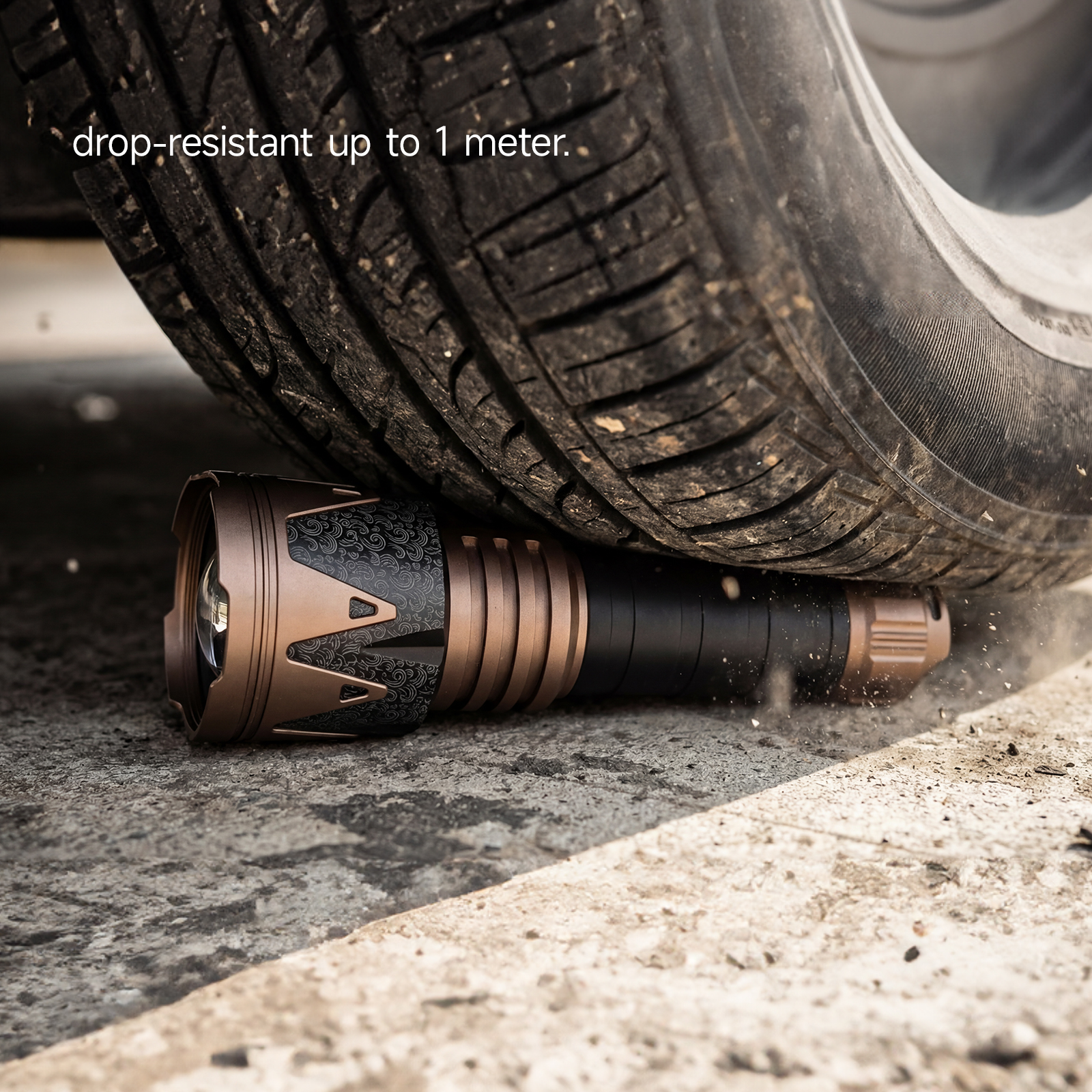 SKYFIRE 2000J Rechargeable Tactical Flashlight - 1800 Lumens