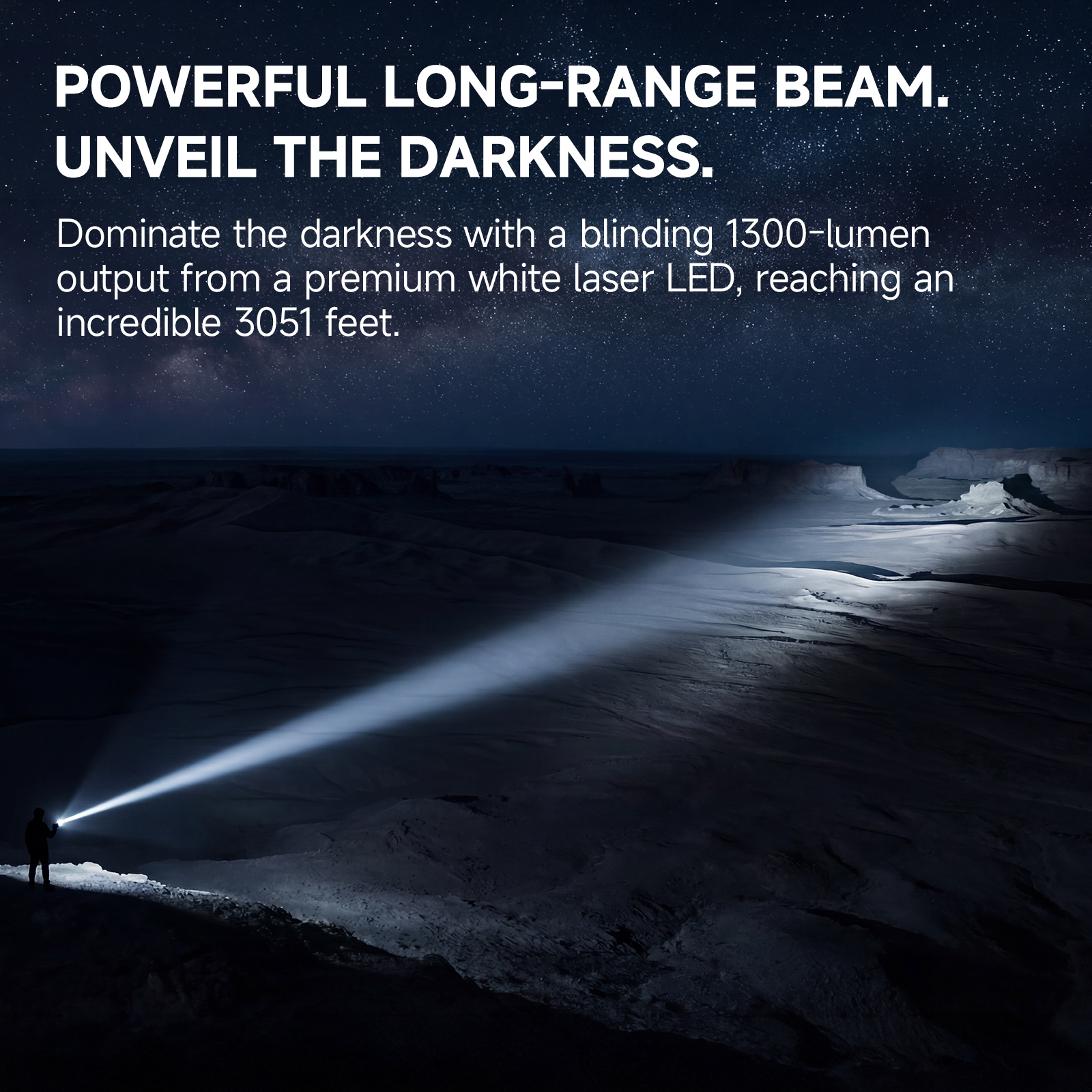 SkyFire 1376 Upgraded High-Power Flashlight