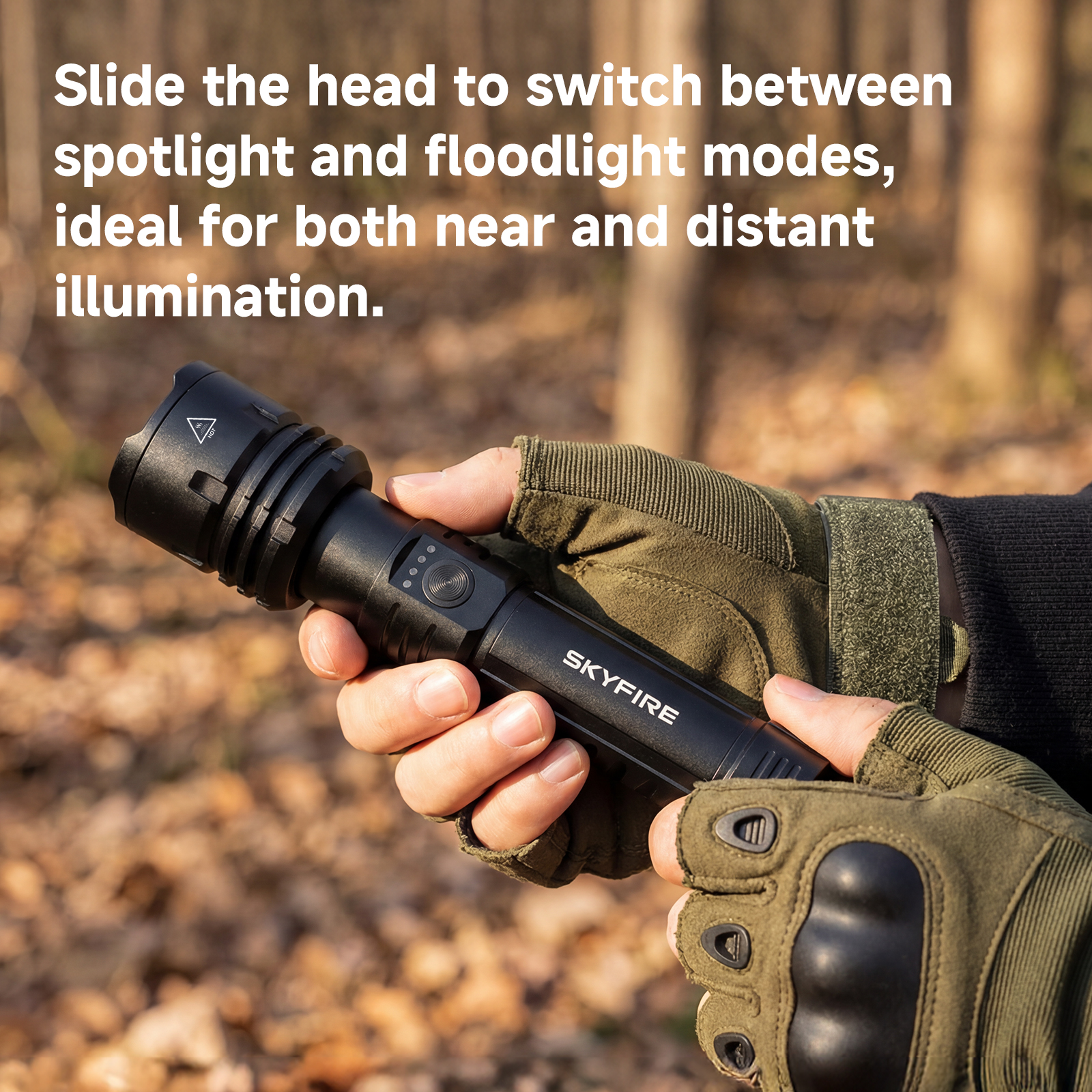 SkyFire 1376 Upgraded High-Power Flashlight