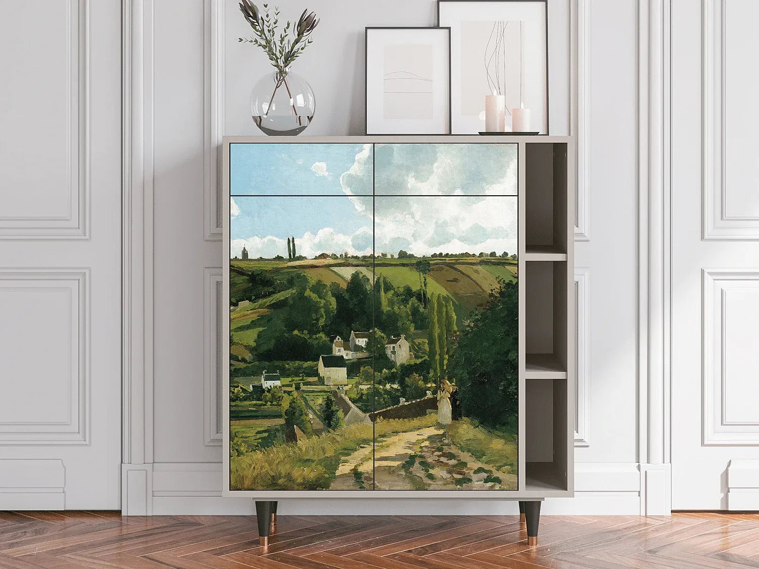 Elegantes Sideboard mit Stauraum und kreativem Design-Livavine