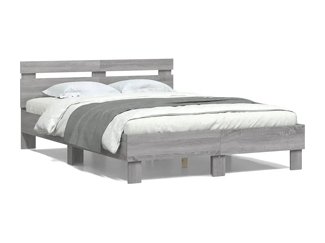 Modernes Bettgestell mit LED-Beleuchtung 120x190 cm-Livavine