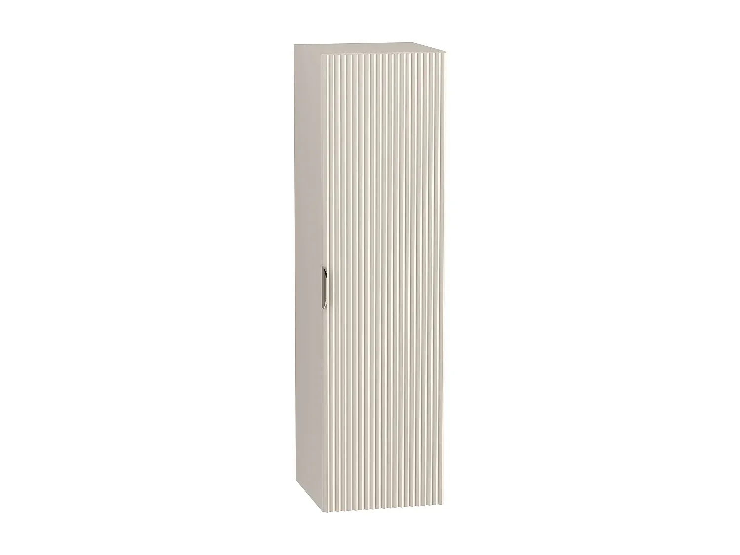 Moderner Badezimmerschrank mit geriffelten Fronten, 120x33x33 cm, Kaschmir-Livavine