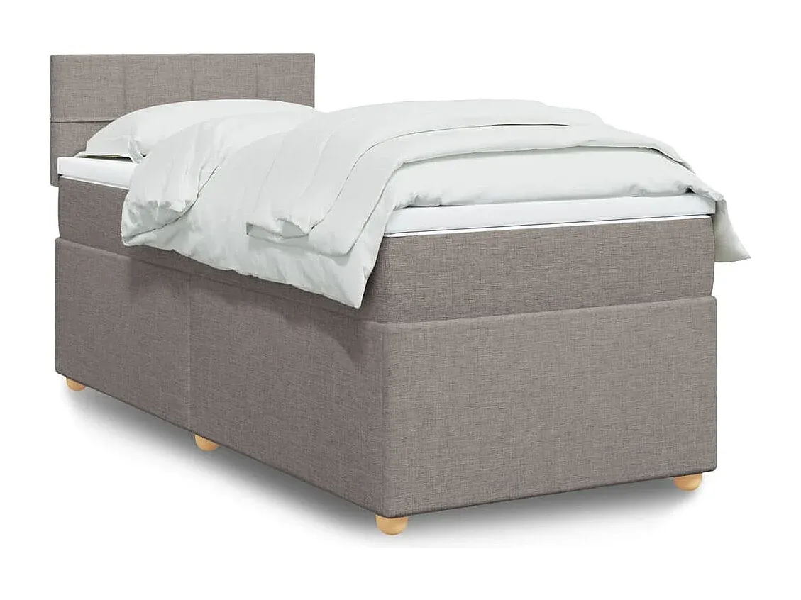 Elegantes Polsterbett mit Matratze 90x200 cm-Livavine