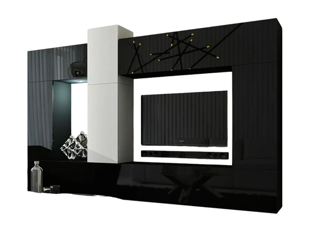 Hängendes Wohnzimmermöbel-Set mit LED, modular und vielseitig-Livavine