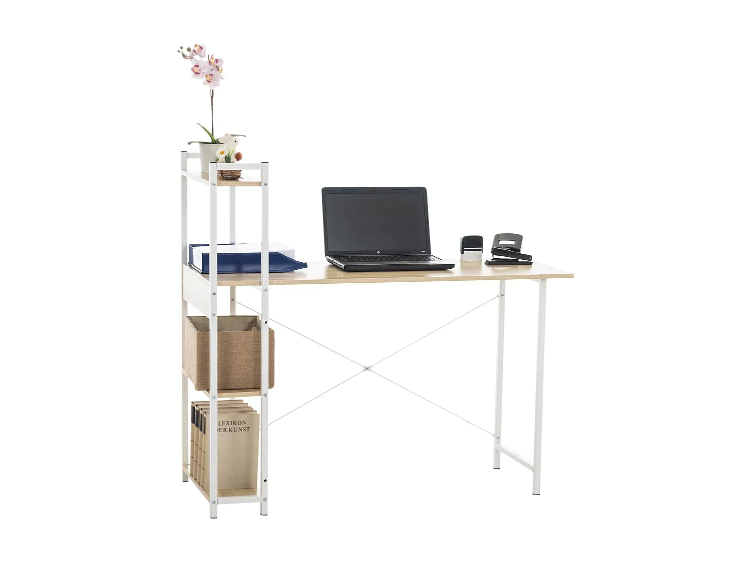 Moderner Schreibtisch aus Ahornholz 120cm-Livavine