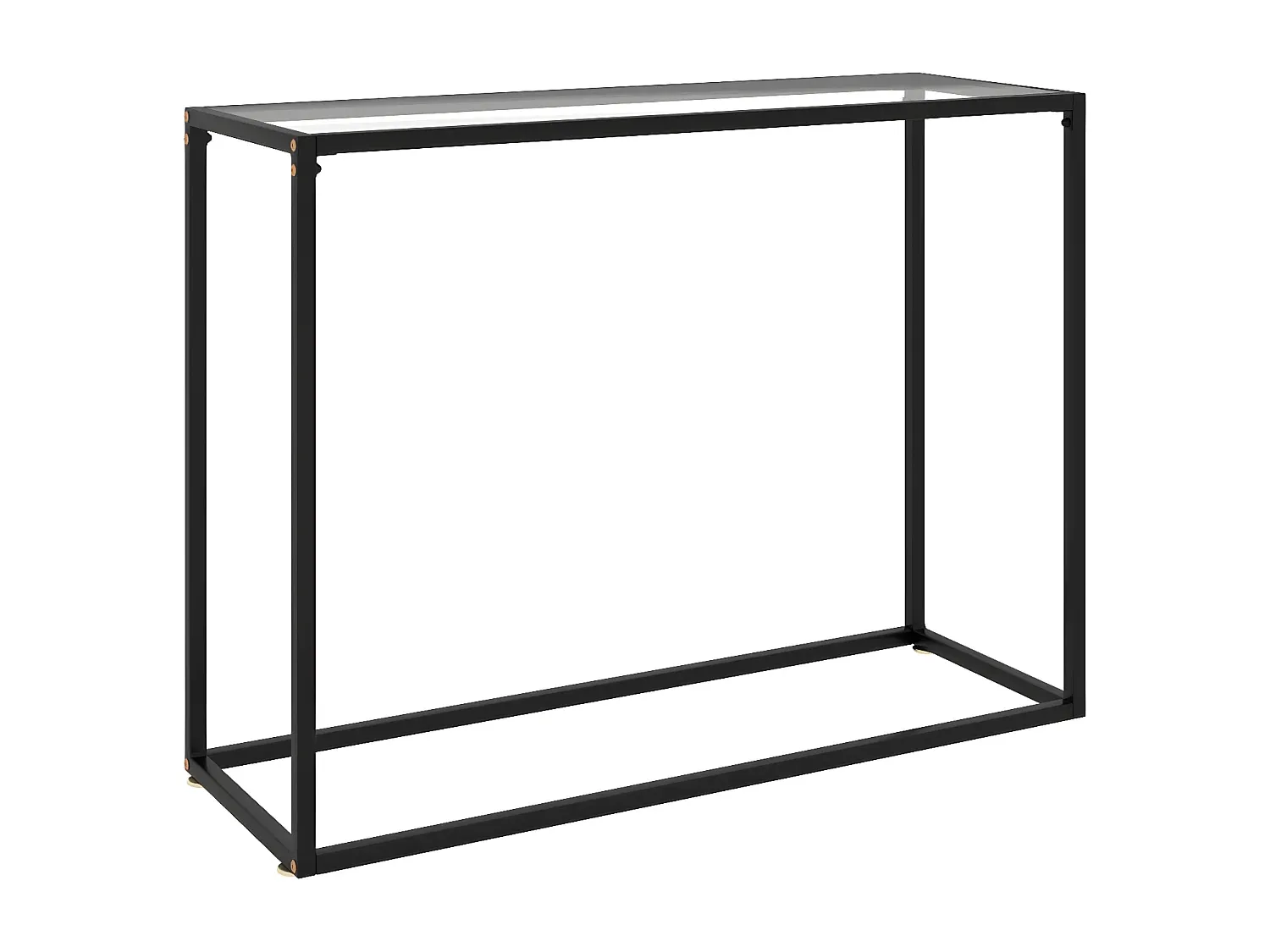 Moderner Konsolentisch aus Klarglas 100x35x75 cm-Livavine