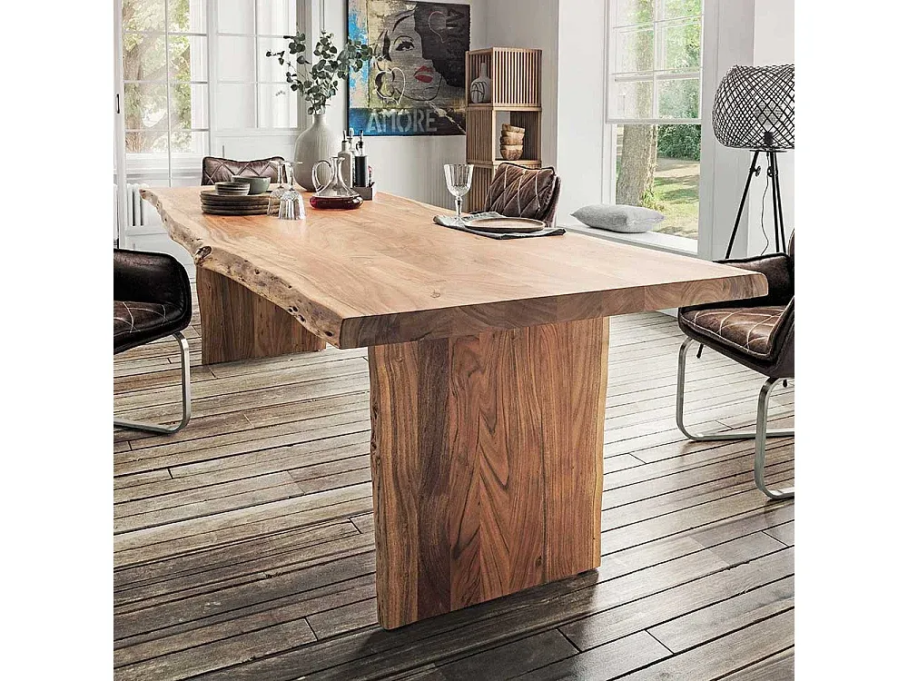 Esszimmertisch aus Akazienholz im Landhausstil-Livavine