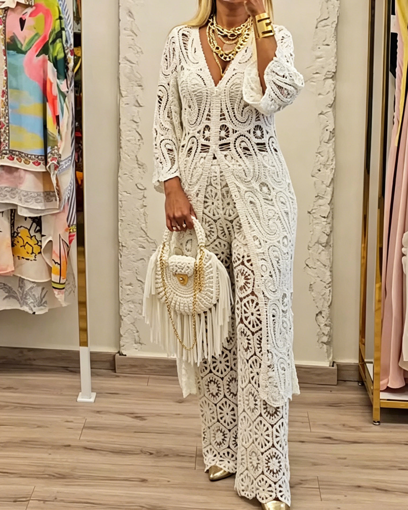 Women's Irregular Cutout Two-Piece Set