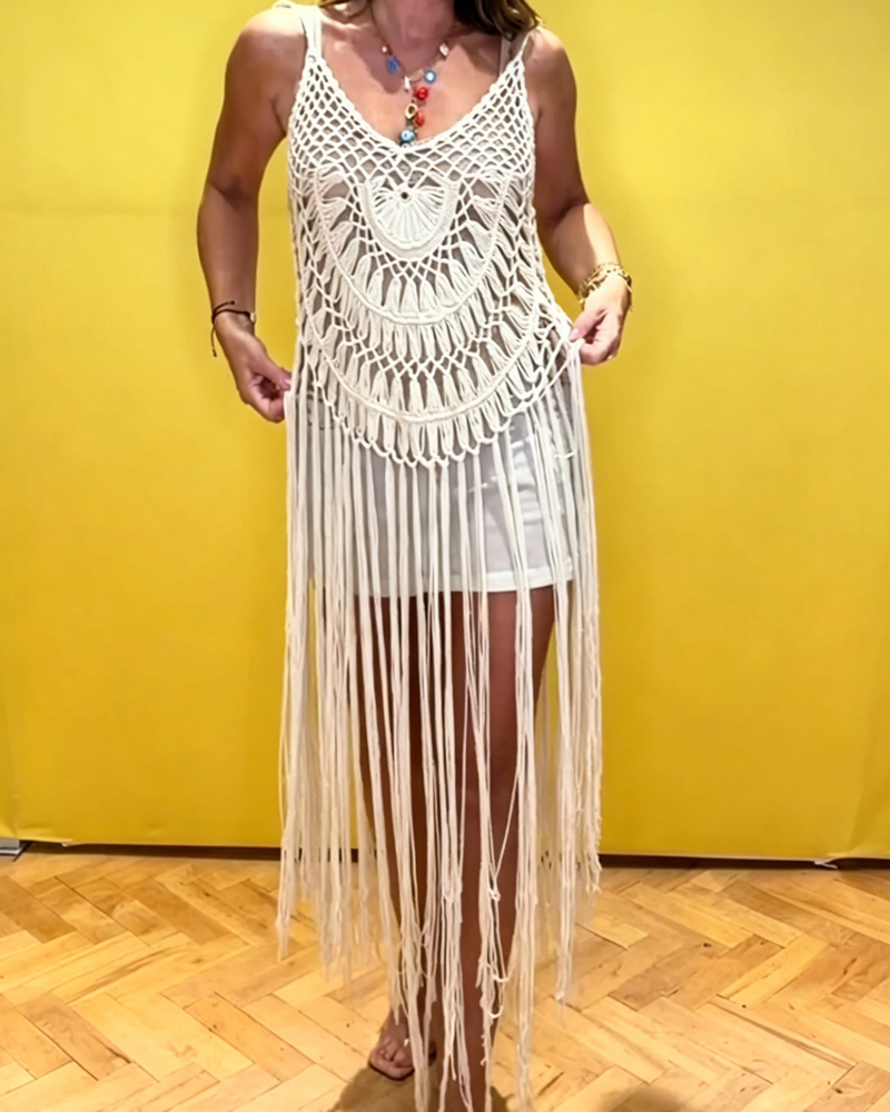 Women's Tassel Cover-up