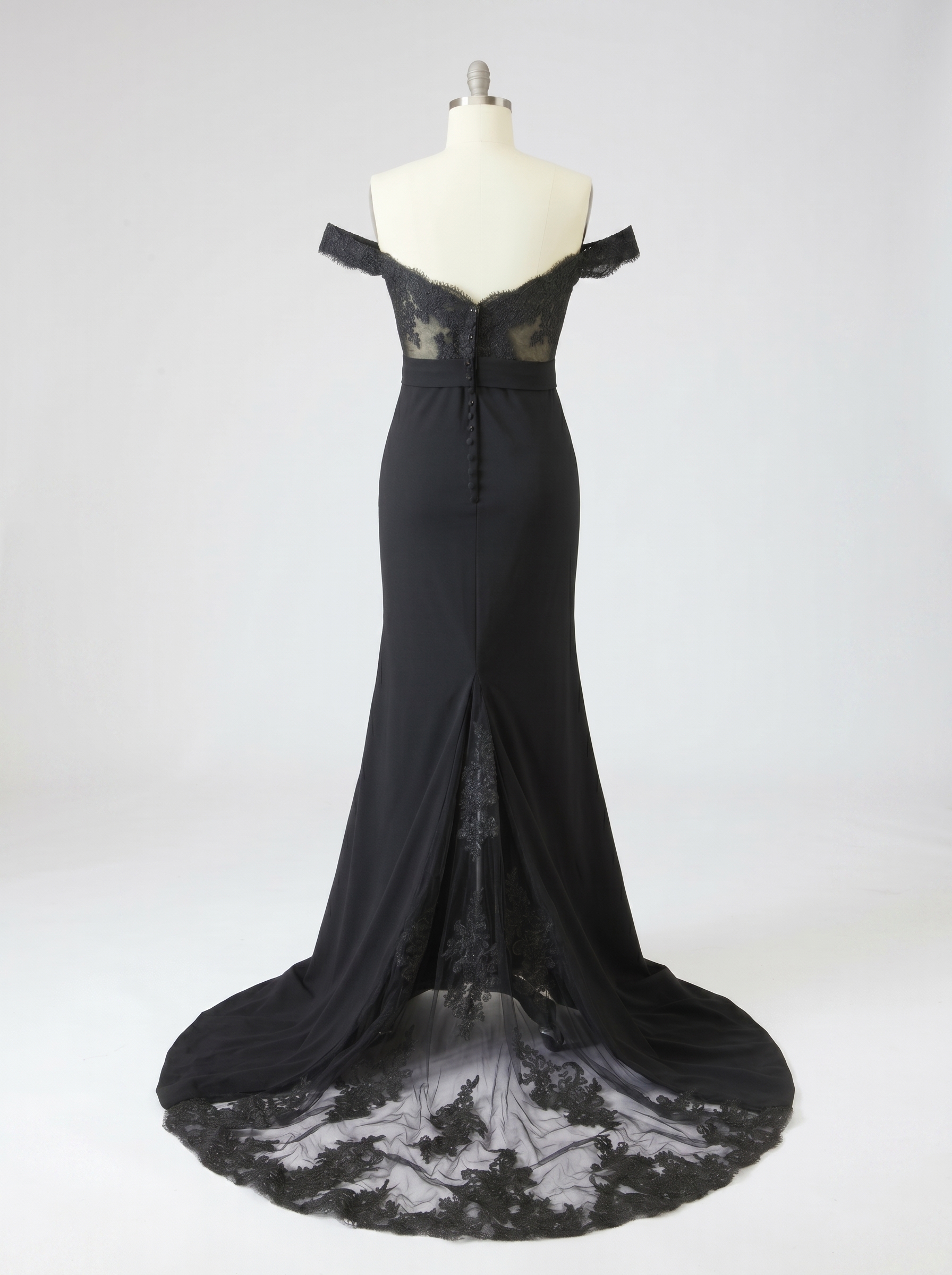 Elegant Off-the-Shoulder Lace Mermaid Maxi Dress - Sweetheart Neckline Formal Evening Gown for Prom, Gala, and Wedding Guest