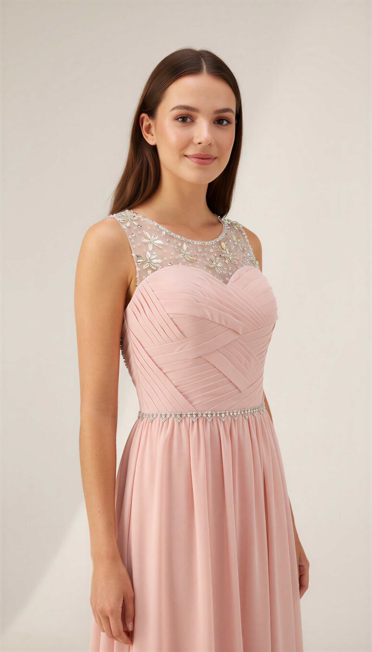 Luxury Sequin Mermaid Evening Dress - Formal Deep V-Neck Prom Gown with Baroque Beaded Embroidery