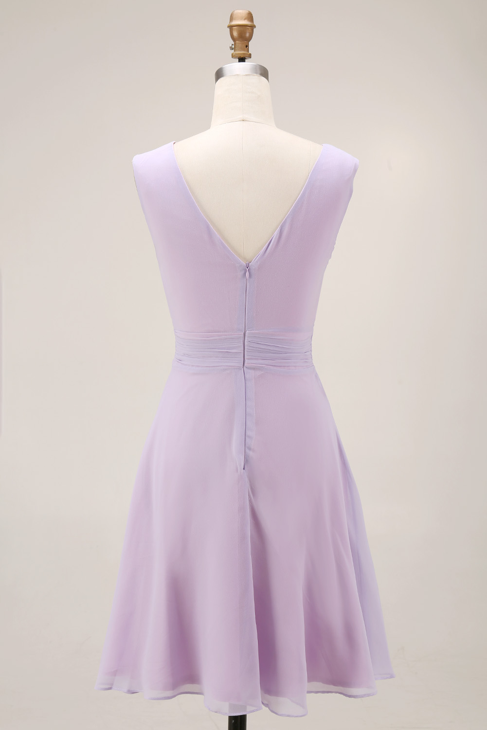 Elegant Chiffon Cocktail Midi Dress - Square Neck Mother of the Bride Gown with Rhinestone Brooch