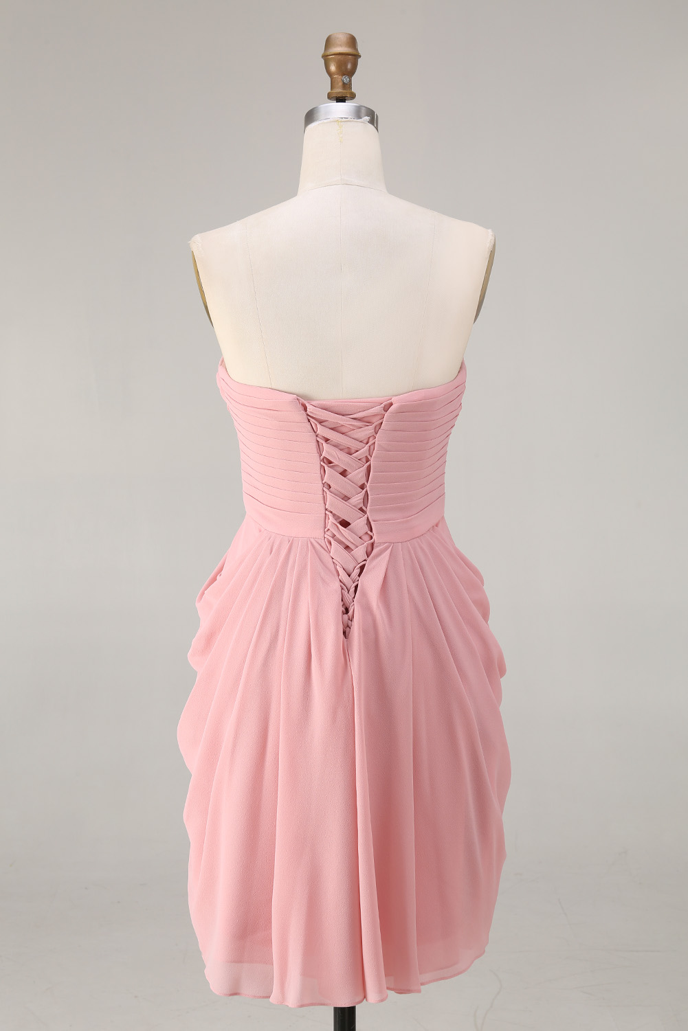 Fuchsia Pink Chiffon One Shoulder Homecoming Dress - Layered Ruffle Short Prom Gown with Ruched Bodice